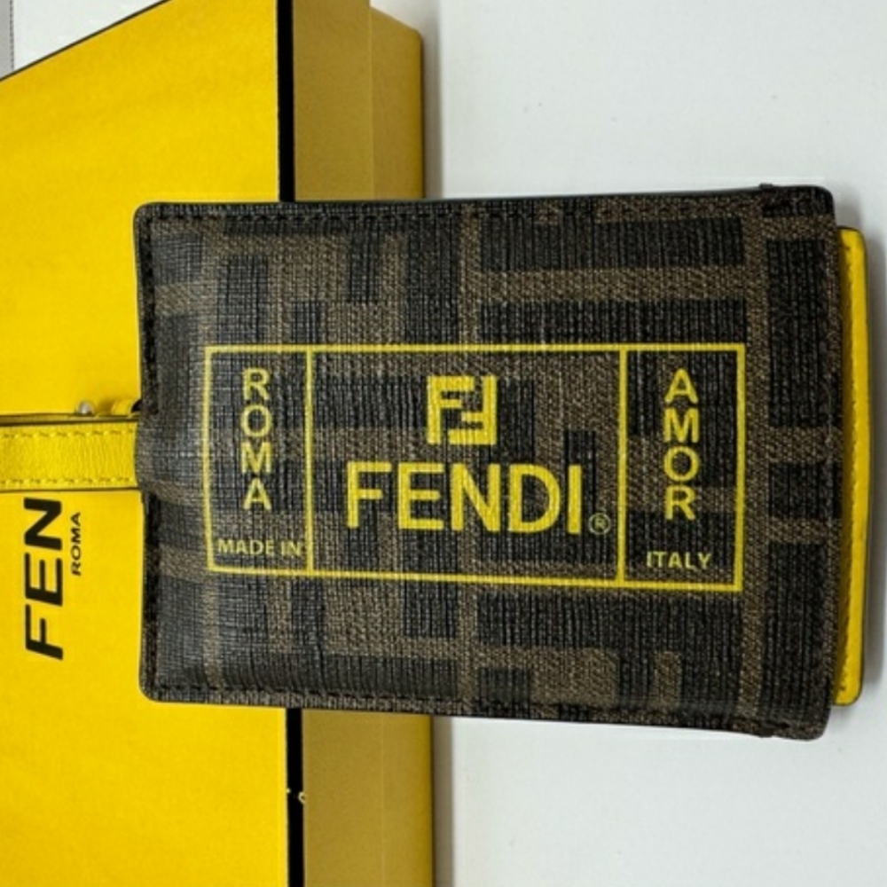 💖100% Authentic FENDI Luggage Tag, Special Limited Edition FENDI Bag Tag - Picture 10 of 12